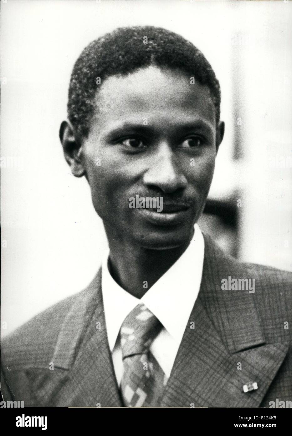 Jan. 01, 1986 - President Leopold Sedar Senghor of Senegal, Africa Stock Photo
