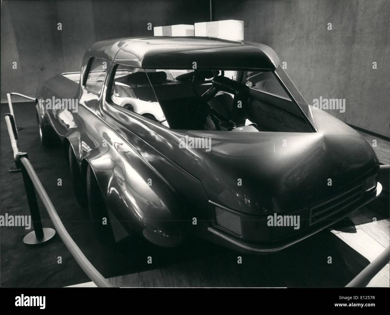 Mar. 03, 1987 - Geneva Motor Show: ''Trick-Truck'' by Darryl Starbird, one of ''Philip Morris' Dream Cars''. Later the ''Philip Stock Photo