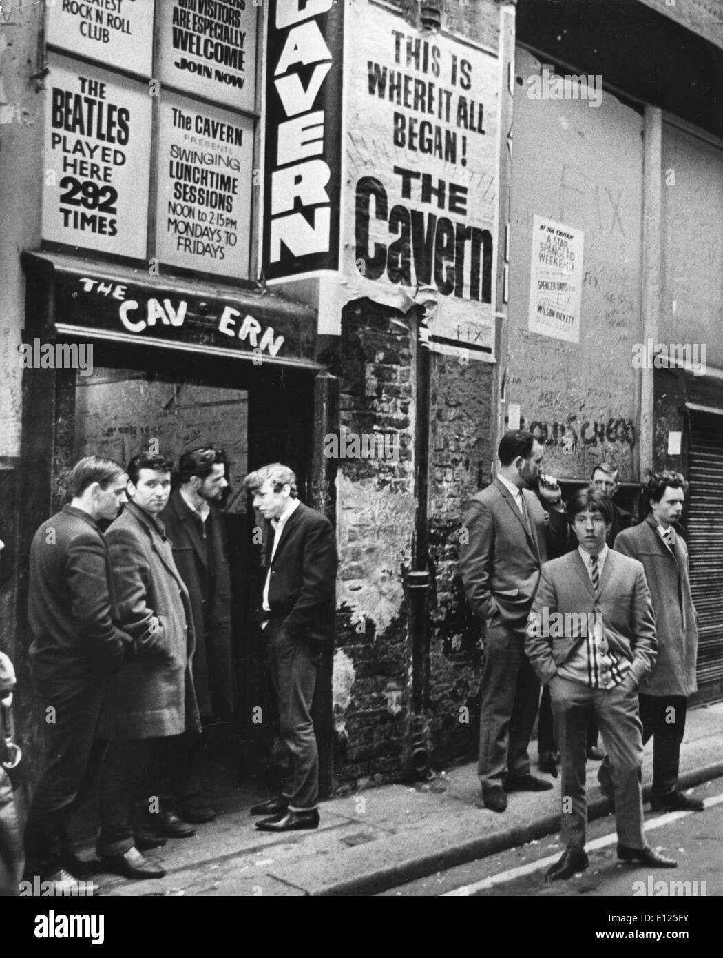 The famous venue The Cavern in 1960s Stock Photo