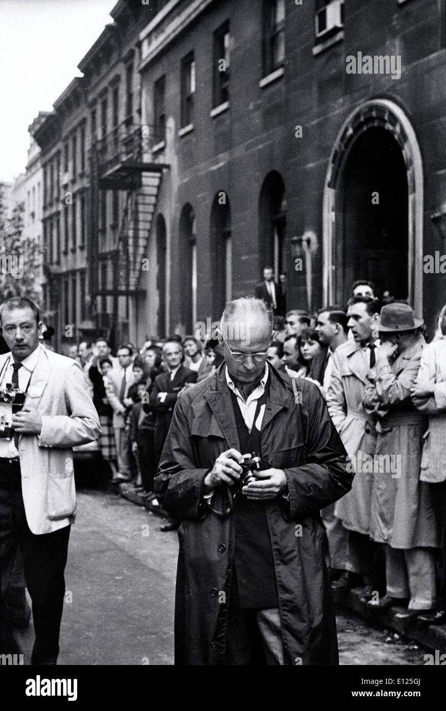 Aug 04, 2004; Paris, FRANCE; (File Photo. Date Unknown) Legendary French photographer HENRI CARTIER-BRESSON, who traveled the world for more than a half century capturing human drama with his camera, has died at age 95. Cartier-Bresson shot for Life, Vogue and Harper's Bazaar magazines, and his work inspired generations of photographers. . (Credit Image: KEYSTONE Pictures USA/ZUMAPRESS.com) Stock Photo