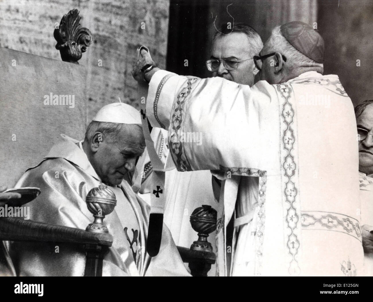 Aug 18, 2004; Rome, ITALY; File Photo. Date Unkwown POPE JOHN PAUL II.. Stock Photo