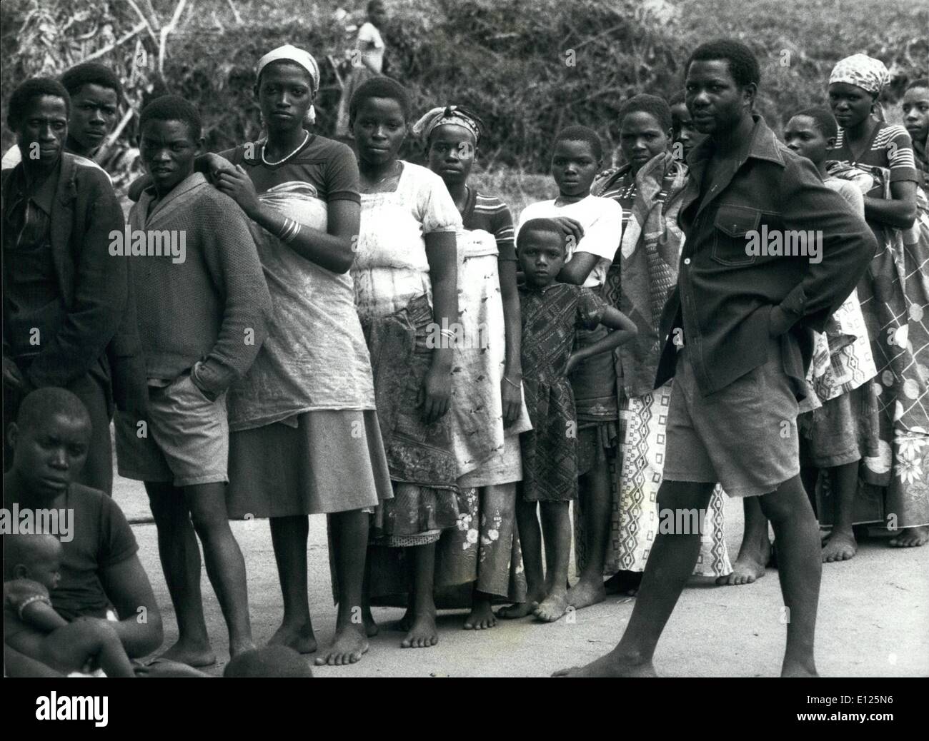 Oct. 10, 1988 - Burundian Refugees In Rwanda: Photo Shows Refugees Form ...