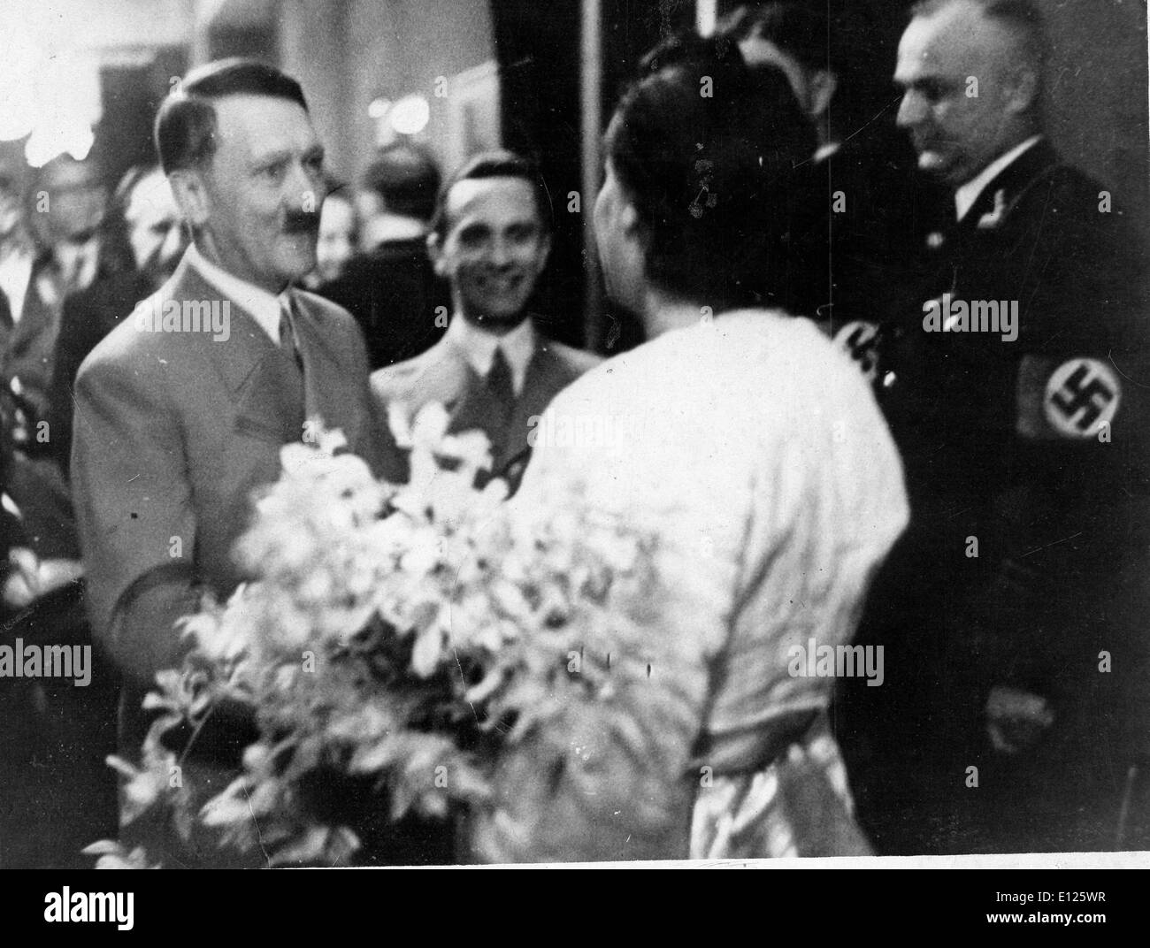 Oct 24, 2005; Berlin, GERMANY; (File Photo: Date unknown.) (left): Photo of ADOLF HITLER..  ures USA Stock Photo