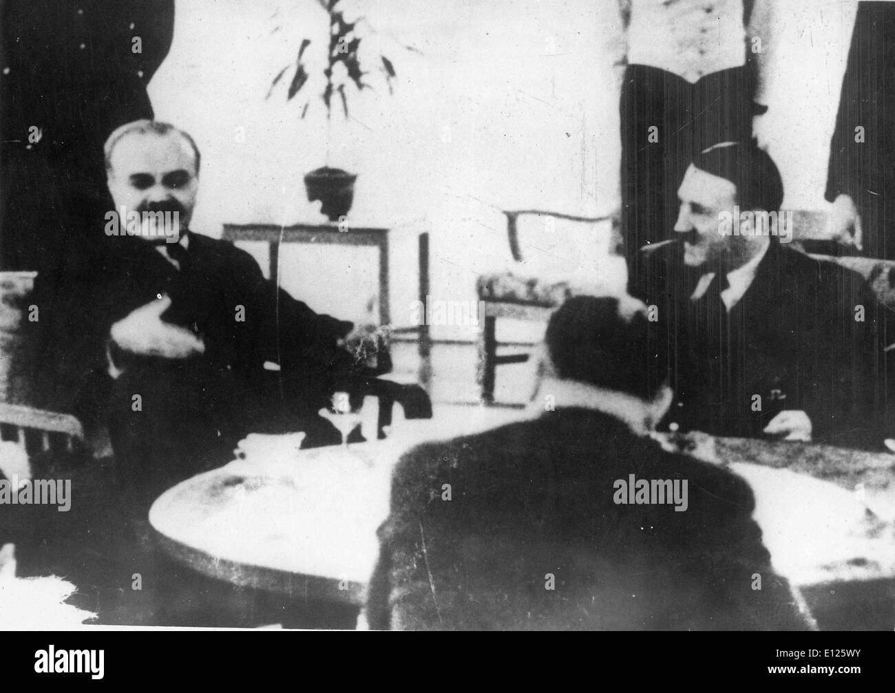 Hitler and molotov Black and White Stock Photos & Images - Alamy