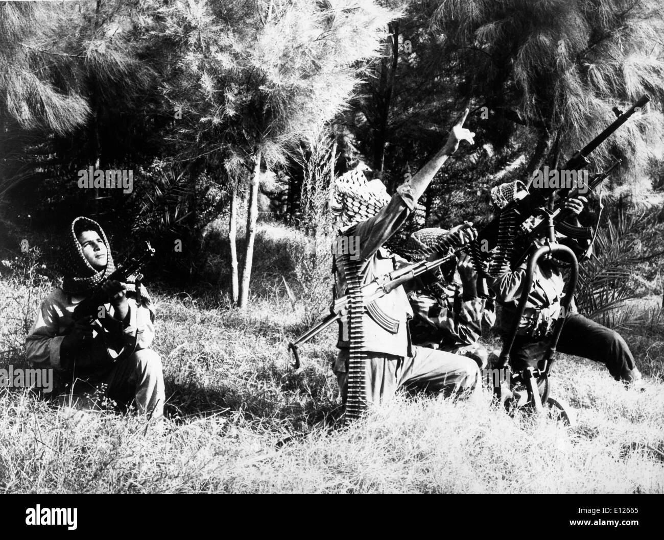 Oct 24, 1989; Lebanon, Israel; Arabs fight Arabs in Lebanon. Muslim Religion War Jewish. Stock Photo