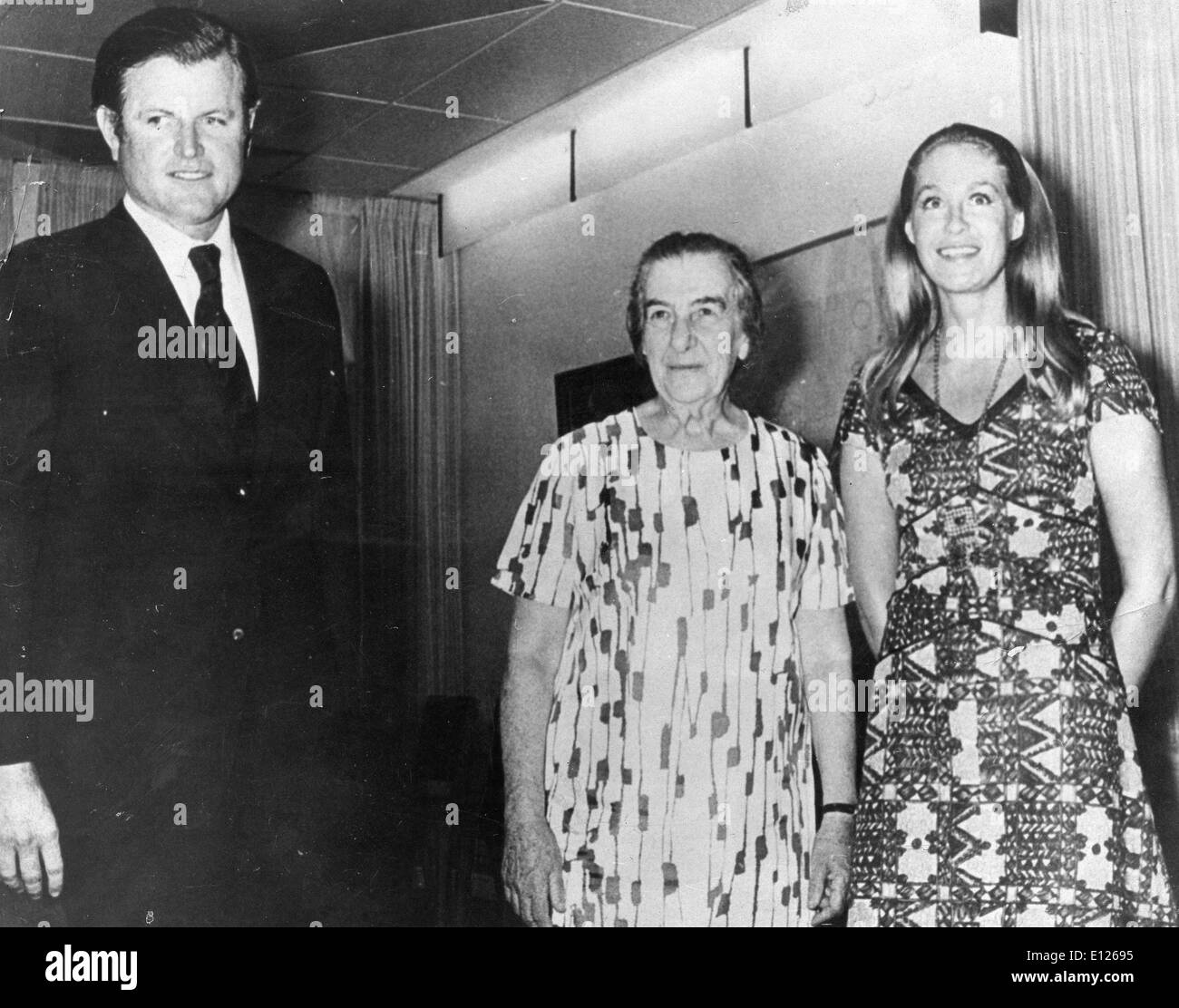 Dec 27, 2006; London, UK; TED KENNEDY with Mother ROSE and sister ROSEMARY. The Kennedy family is a prominent Irish-American family in American politics and government descending from the marriage of JOSEPH P. KENNEDY and ROSE FITZGERALD KENNEDY. The predominantly Democratic family is known for its US-style political liberalism. The best known Kennedy is the late President of the United States John F. Kennedy. The Kennedys are often compared to the Adams, Bush, and Taft families as among the most influential American political families Stock Photo