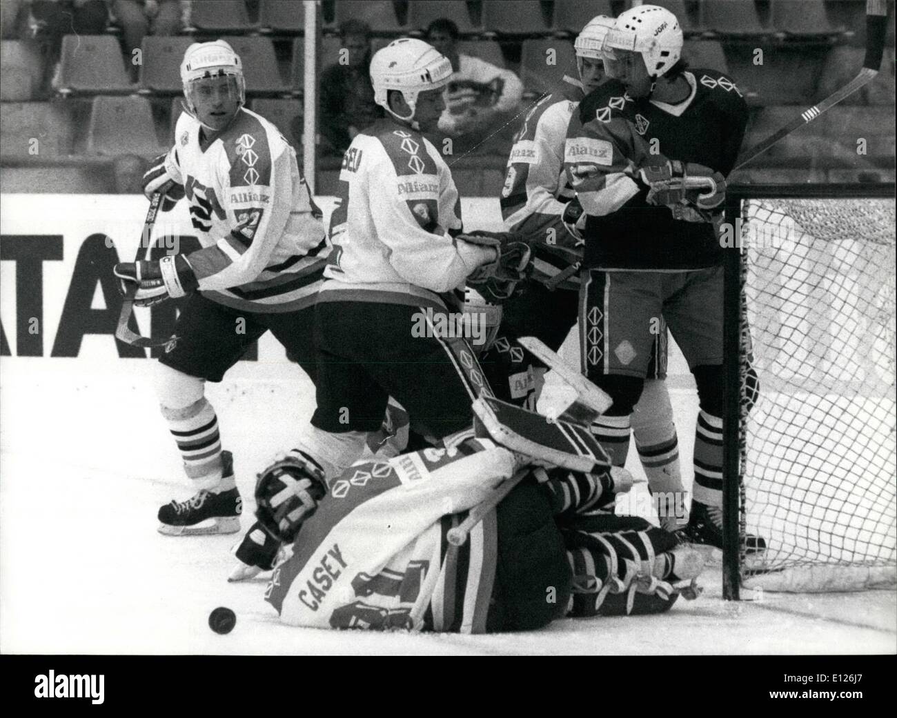 Apr. 04, 1990 Ice Hockey World Championships in Switzerland The ice