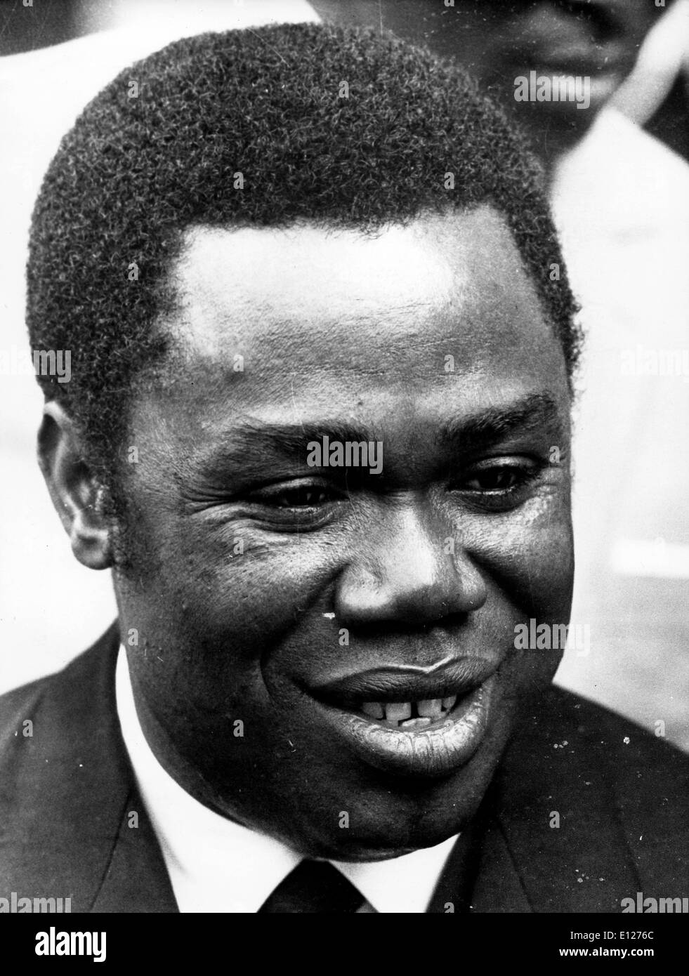 Apr 01, 2009 - London, England, United Kingdom - DAVID DACKO (March 24, 1930 Ð November 20, 2003) was the first President of the Central African Republic (Credit Image: KEYSTONE Pictures USA/ZUMAPRESS.com) Stock Photo