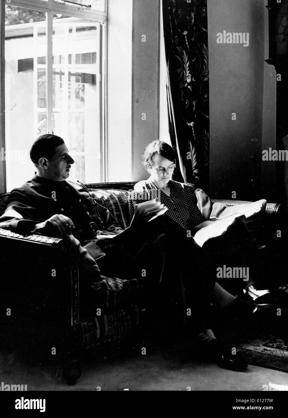 Apr 01, 2009 London, England, United Kingdom Charles Andre Joseph Marie de Gaulle Stock