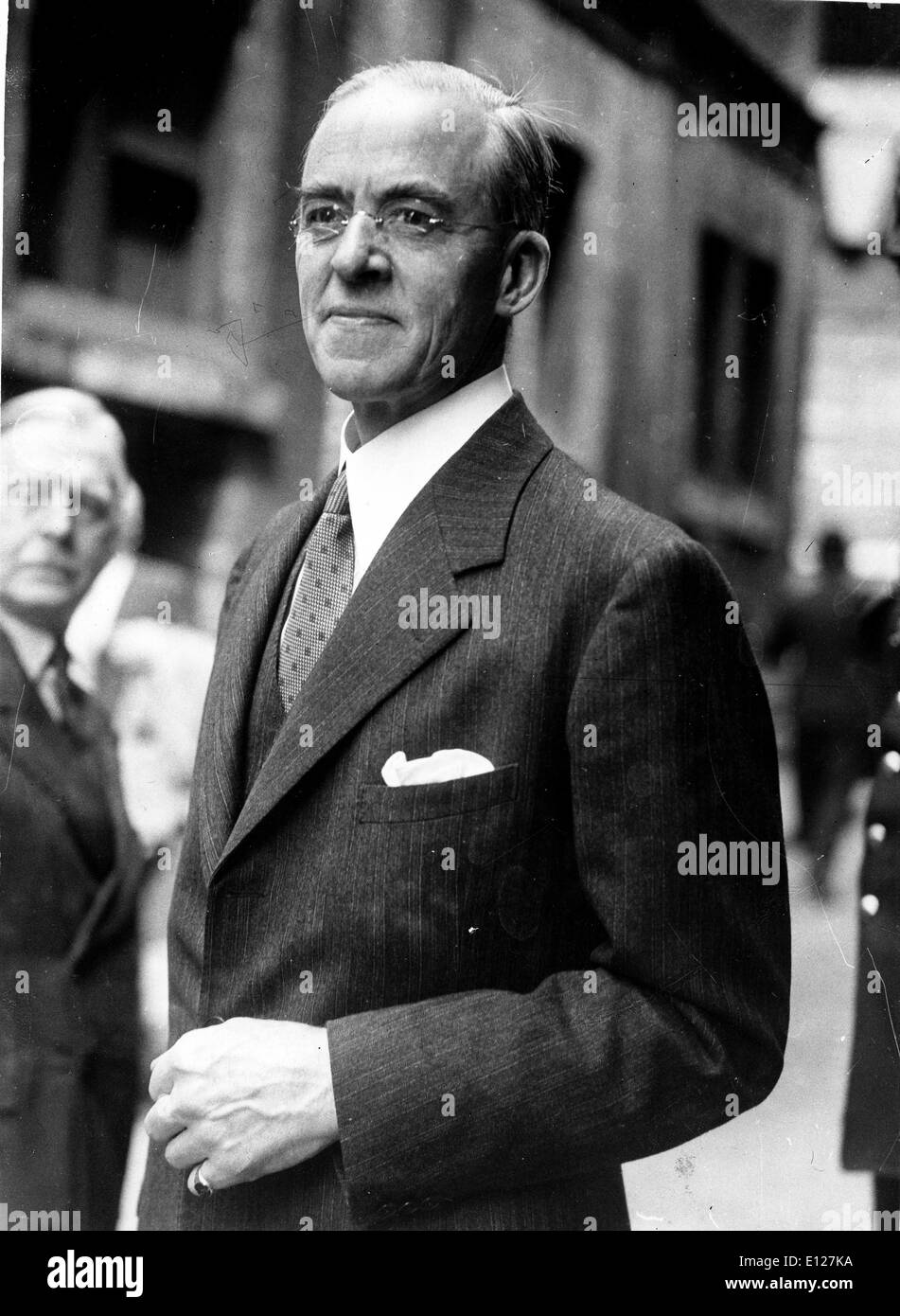 Apr 01, 2009 - London, England, United Kingdom - STAFFORD CRIPPS. Sir Richard Stafford Cripps (24 April 1889 Ð 21 April 1952) was a British Labour politician and Chancellor of the Exchequer from November 1947 to October 1950. (Credit Image: KEYSTONE Pictures USA/ZUMAPRESS.com) Stock Photo