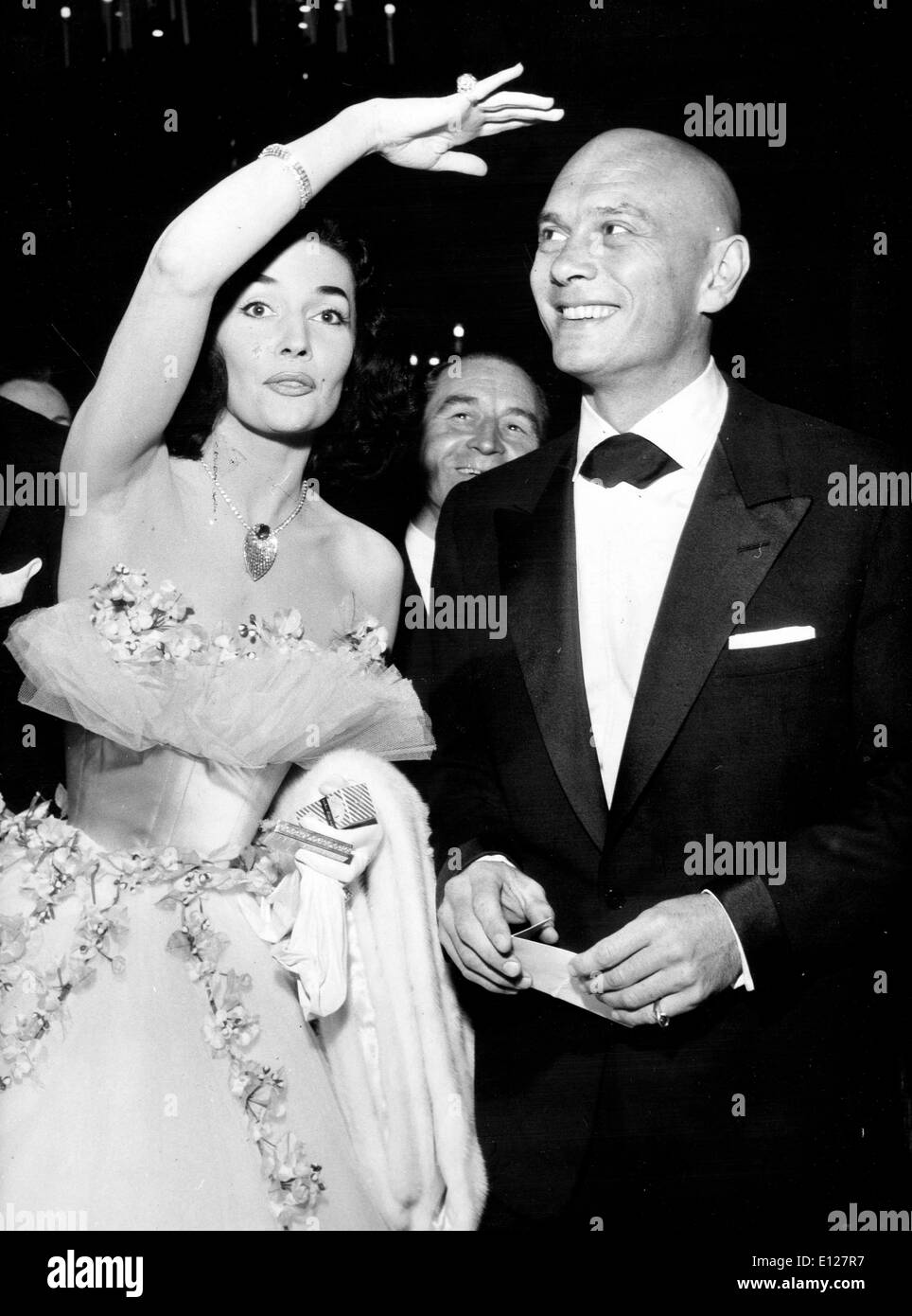 Apr 01, 2009 - London, England, United Kingdom - Yul Brynner (July 11, 1920 Ð October 10, 1985) was a Russian-born actor of stage and film, perhaps best known for his portrayal of the Siamese king in the Rodgers & Hammerstein musical The King and I on both stage and screen, as well as Rameses II in the 1956 Cecil B. DeMille film The Ten Commandments and as Chris Adams in The Magnificent Seven. (Credit Image: KEYSTONE Pictures USA/ZUMAPRESS.com) Stock Photo
