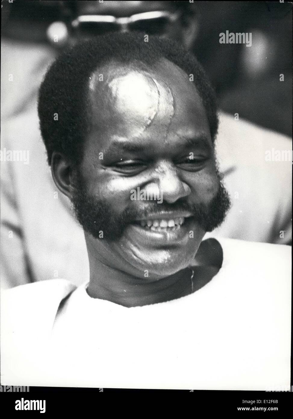 Dec. 21, 2011 - Burundi: Micombero: Lt General Michel Micombero, President of the Republic. Born 1940. Minister for National Defence 1962. Prime Minister 1966. President 1966. Stock Photo