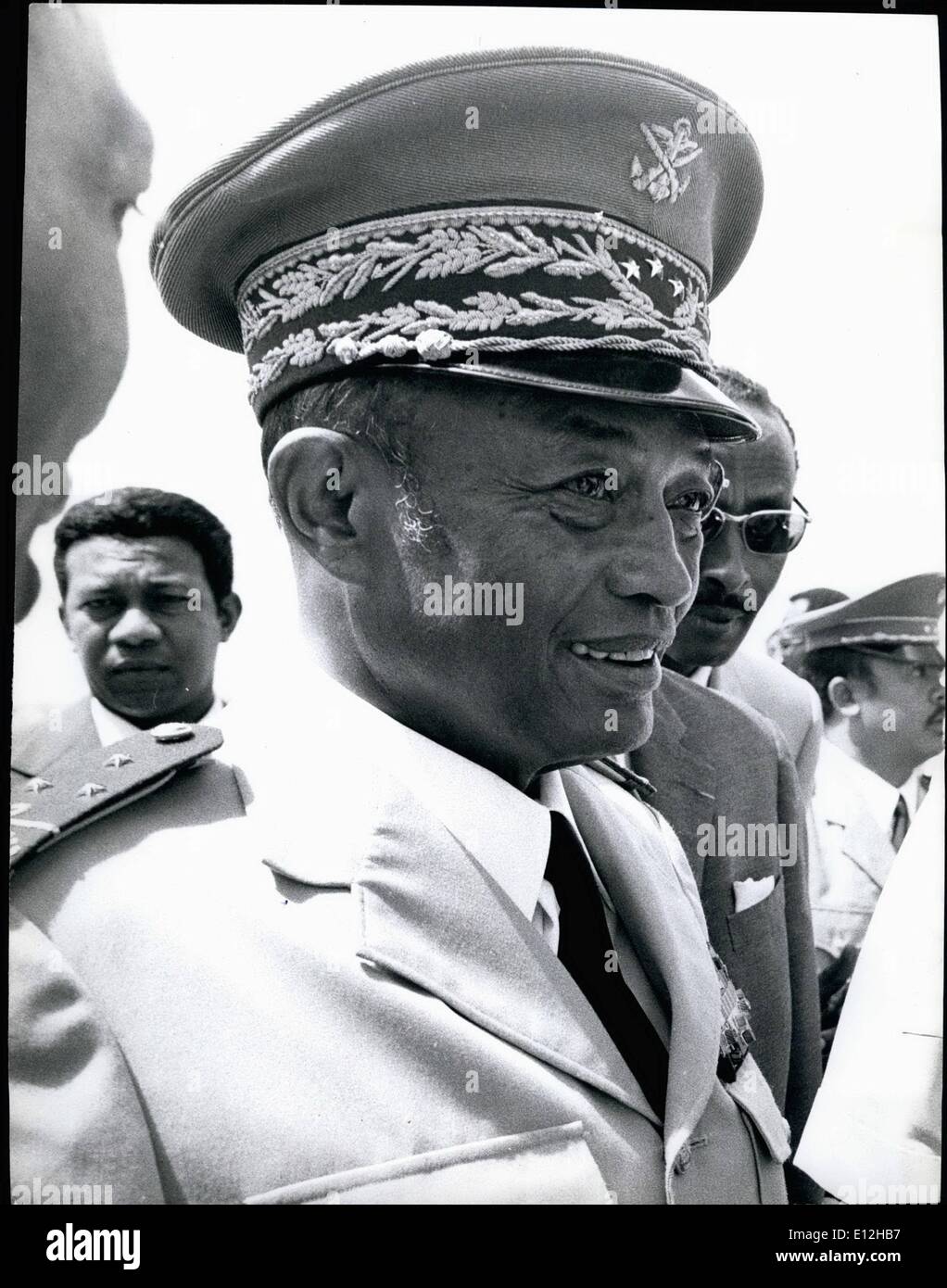 Jan. 03, 2012 General Gabriel Ramanantsoa, Head of State of the Stock