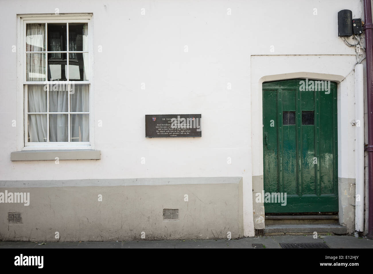 Sir Thomas Herbert plaque in York Stock Photo Alamy