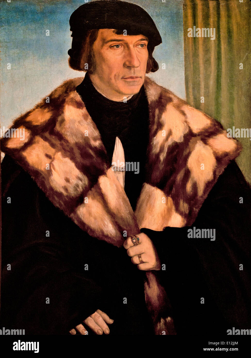 Portrait of Ruprecht Stüpf 1528 Barthel Beham Nuremberg 1502- Italy 1540 German Germany Stock Photo