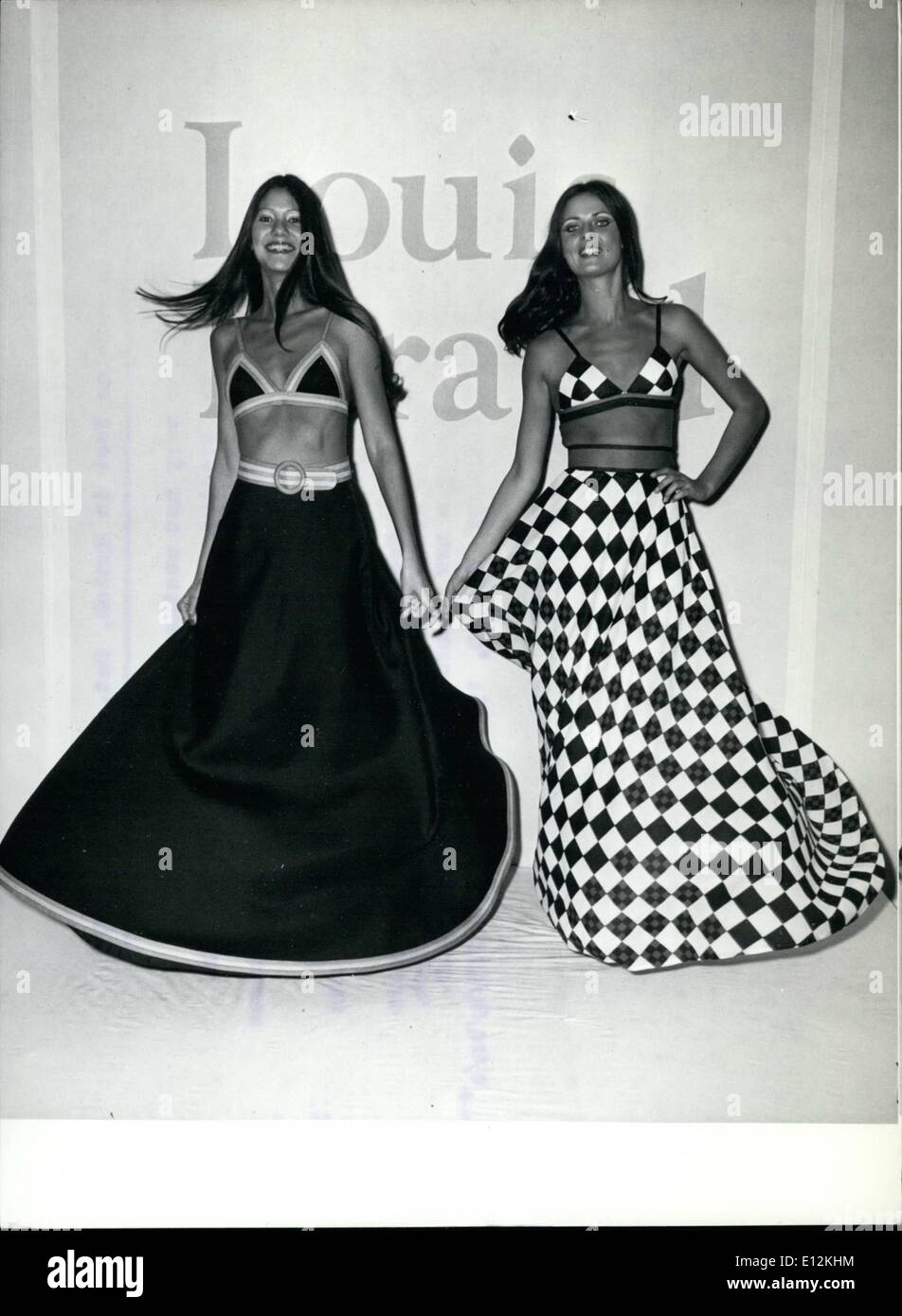 Jul. 24, 1972 - Louis Feraud Models Present Fall-Winter Collection
