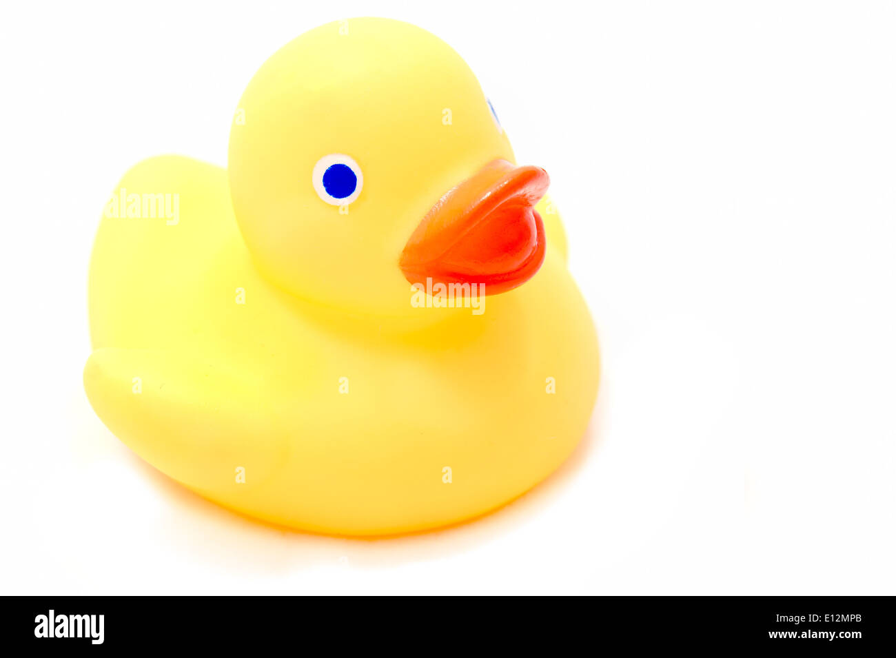 yellow rubber duck Isolated on white background Stock Photo - Alamy