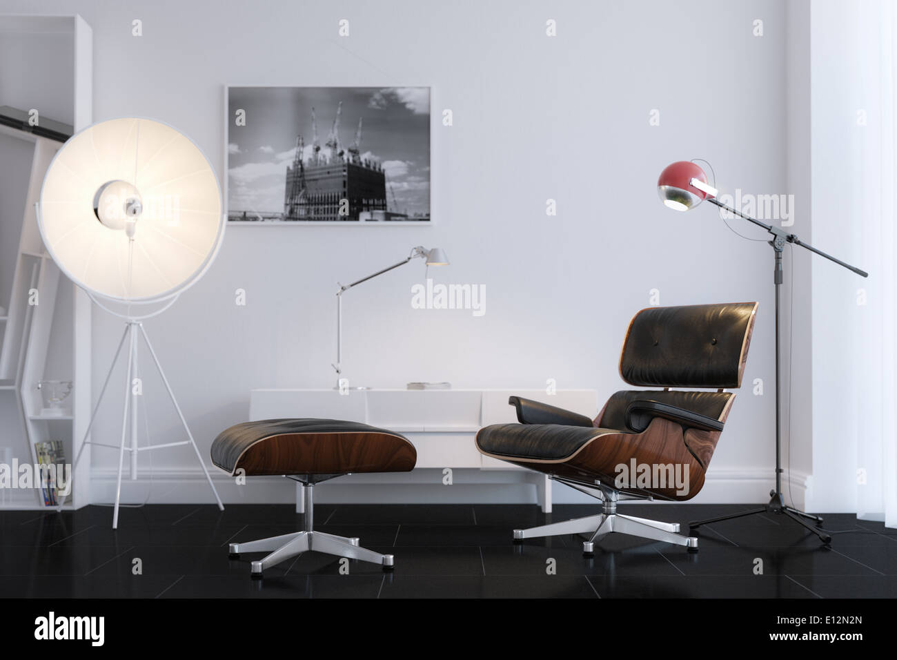 Old office black and white interior hi-res stock photography and images ...