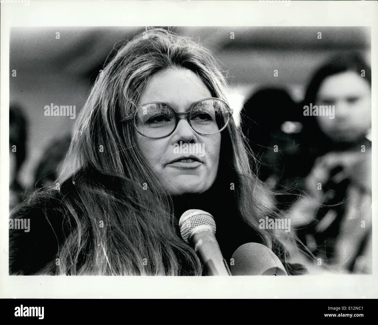 Feb. 24, 2012 - Gloria Steinem Stock Photo