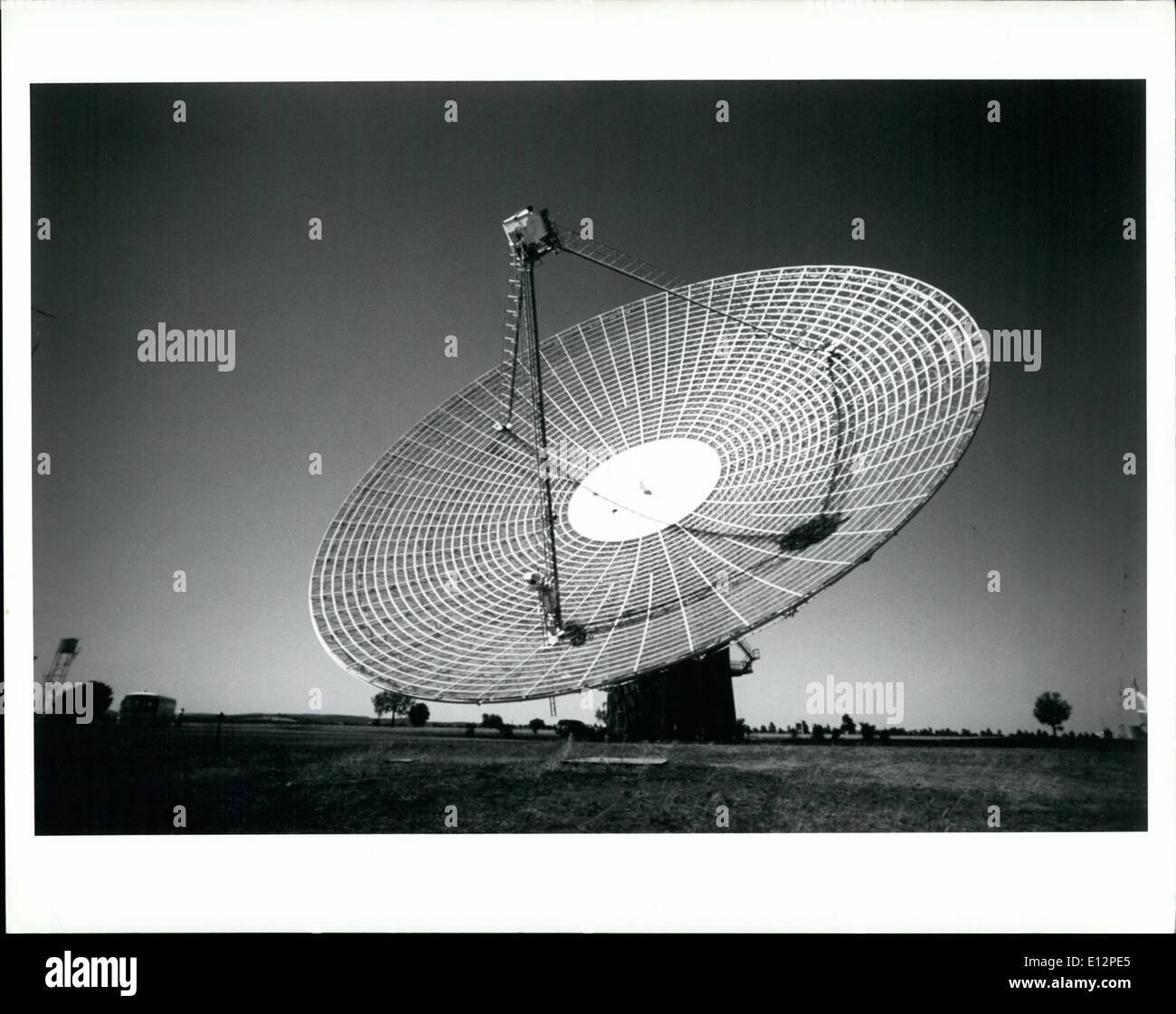 Feb. 24, 2012 - Parkes Radio Telescope,N.S.W. Photographic Library of Australia -- Keystone. Stock Photo