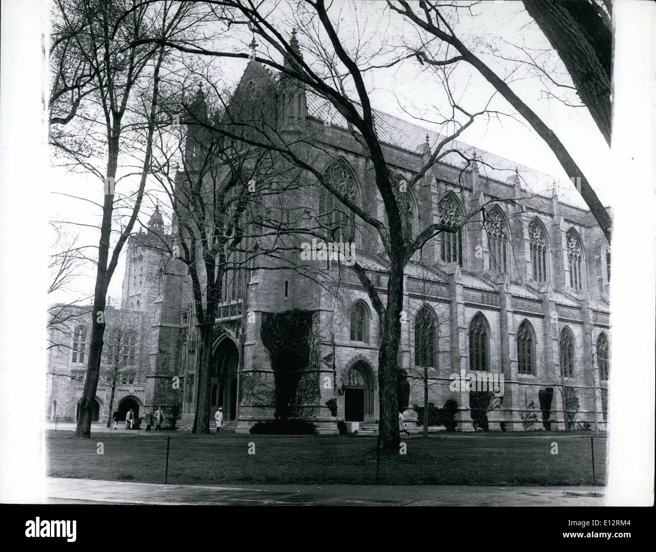 Feb. 24, 2012 - The University Chapel, dedicated in 1928, a modern version of the gothic, including a few features of 14th century English churches. Stock Photo