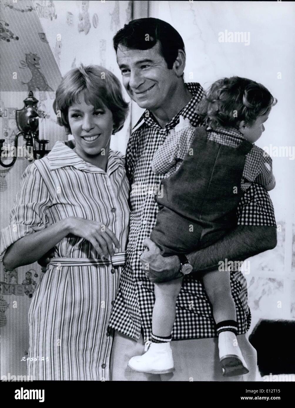 Feb. 24, 2012 - Proud parents Tillie Carol Burnett and Peter Walter Matthau  are ecstatically happy with their son James McA Stock Photo - Alamy