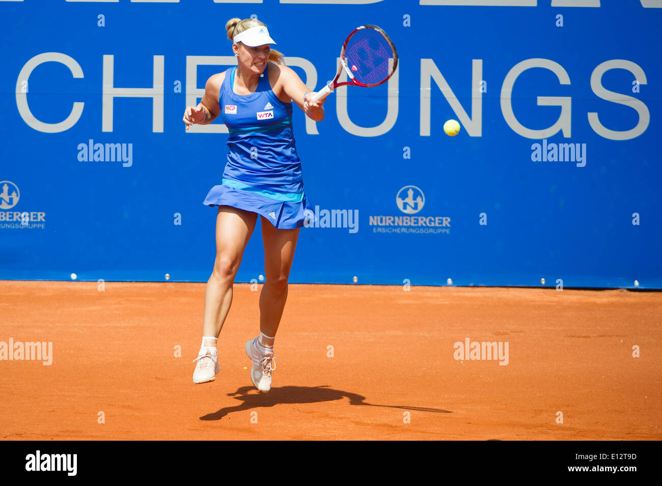 Angelique KERBER (GER) Angelique KERBER (GER) - Anna-Lena FRIEDSAM (GER)  Achtelfinale,WTA-Tennis,Einzel, Damen, 140521 © Burghard Schreyer/Alamy  Live News Stock Photo - Alamy