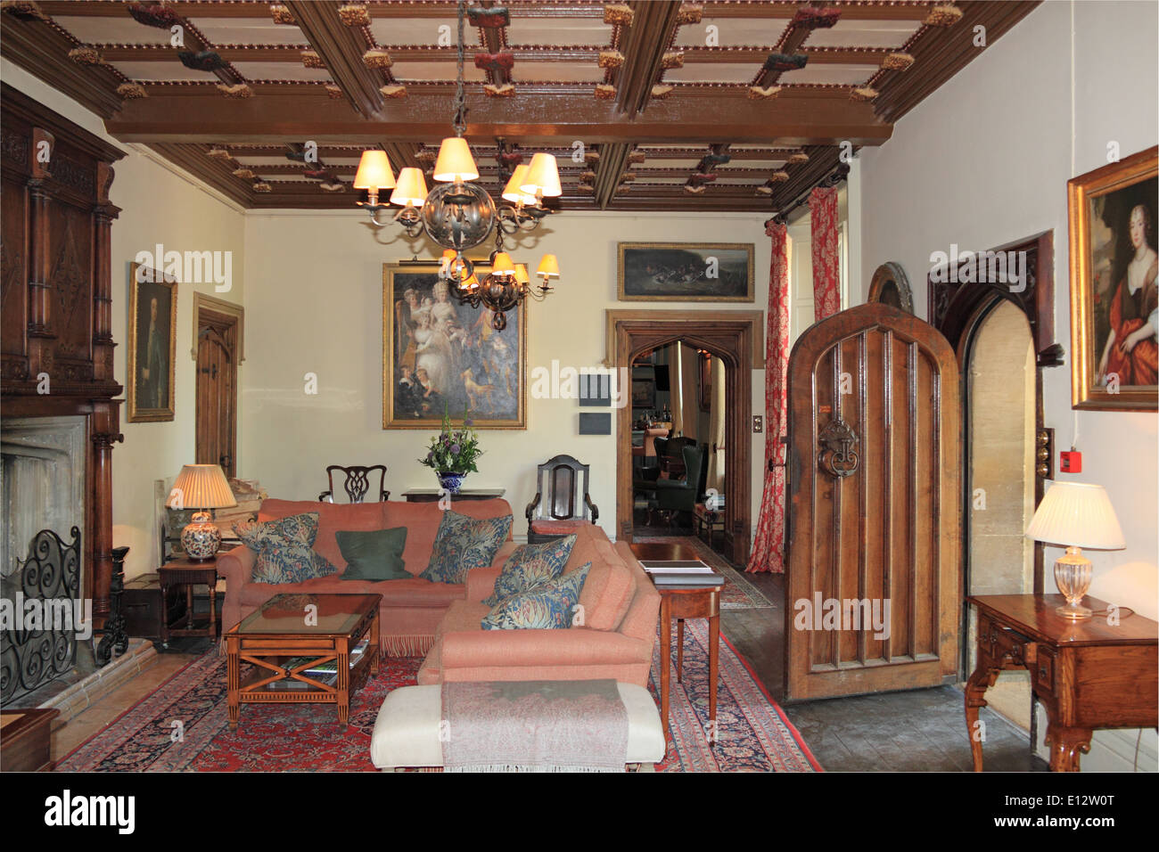 Reception at The Manor, 16thC hotel, WestonontheGreen, Oxfordshire