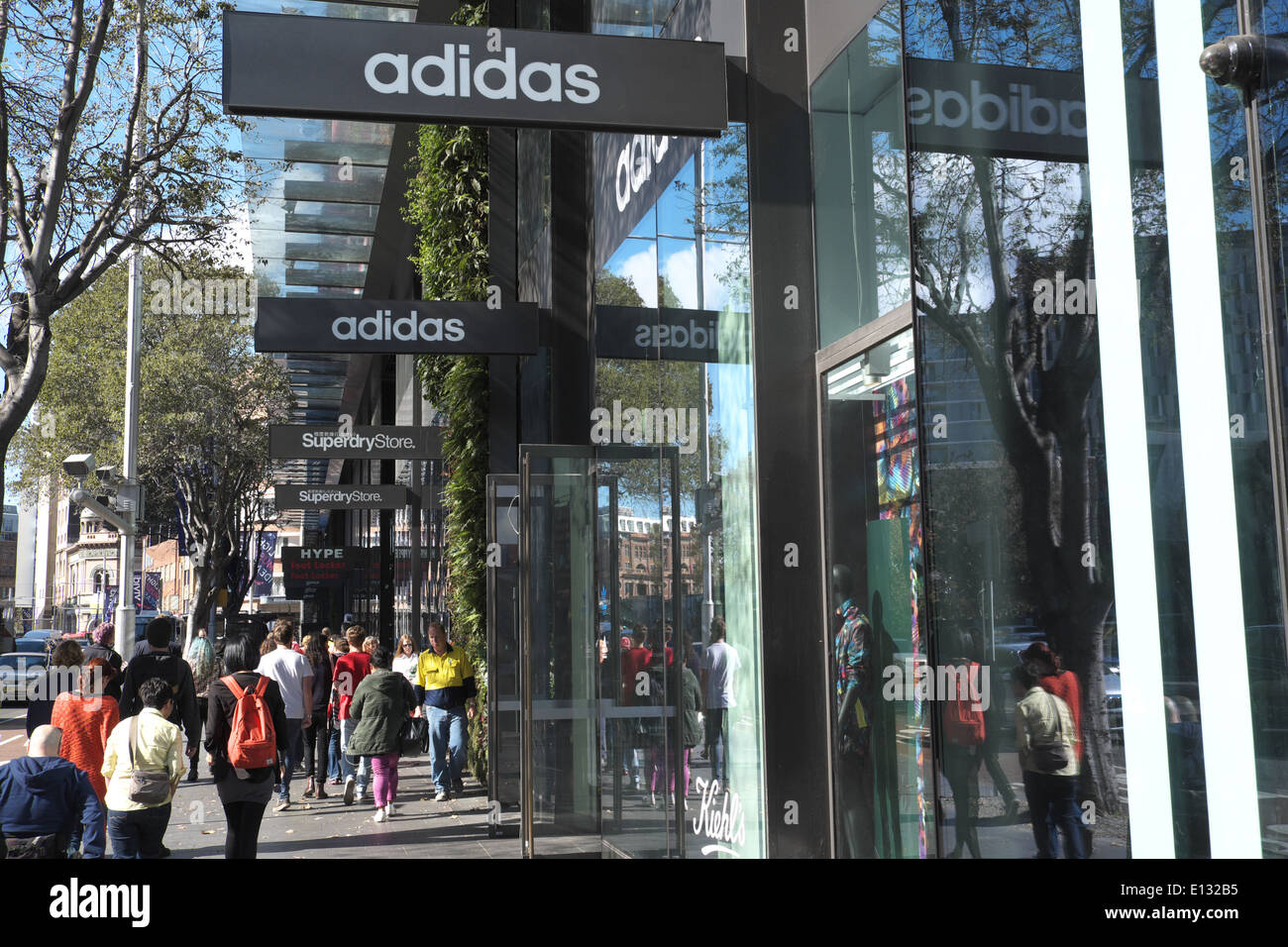 New stores including adidas sports shop open up at the frasers residential  development in Chippendale,Sydney,NSWA, Australia Stock Photo - Alamy