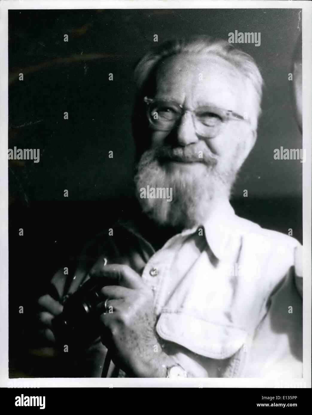 Feb. 28, 2012 - Edward Steichen At his house in CT.. Stock Photo