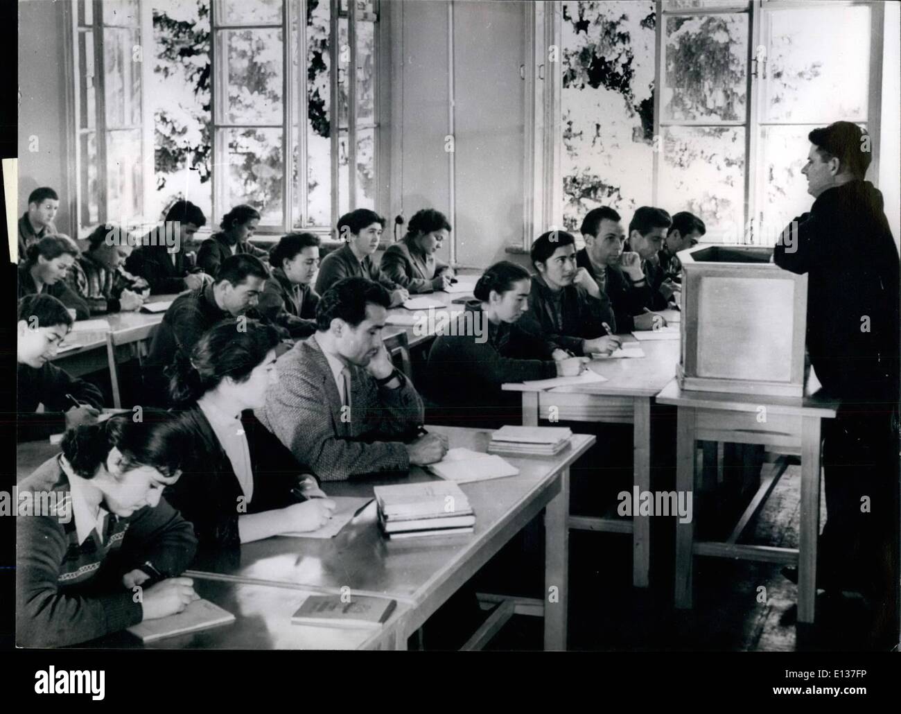 Feb. 29, 2012 - Concentration Undergraduates at Kasarding. Stock Photo