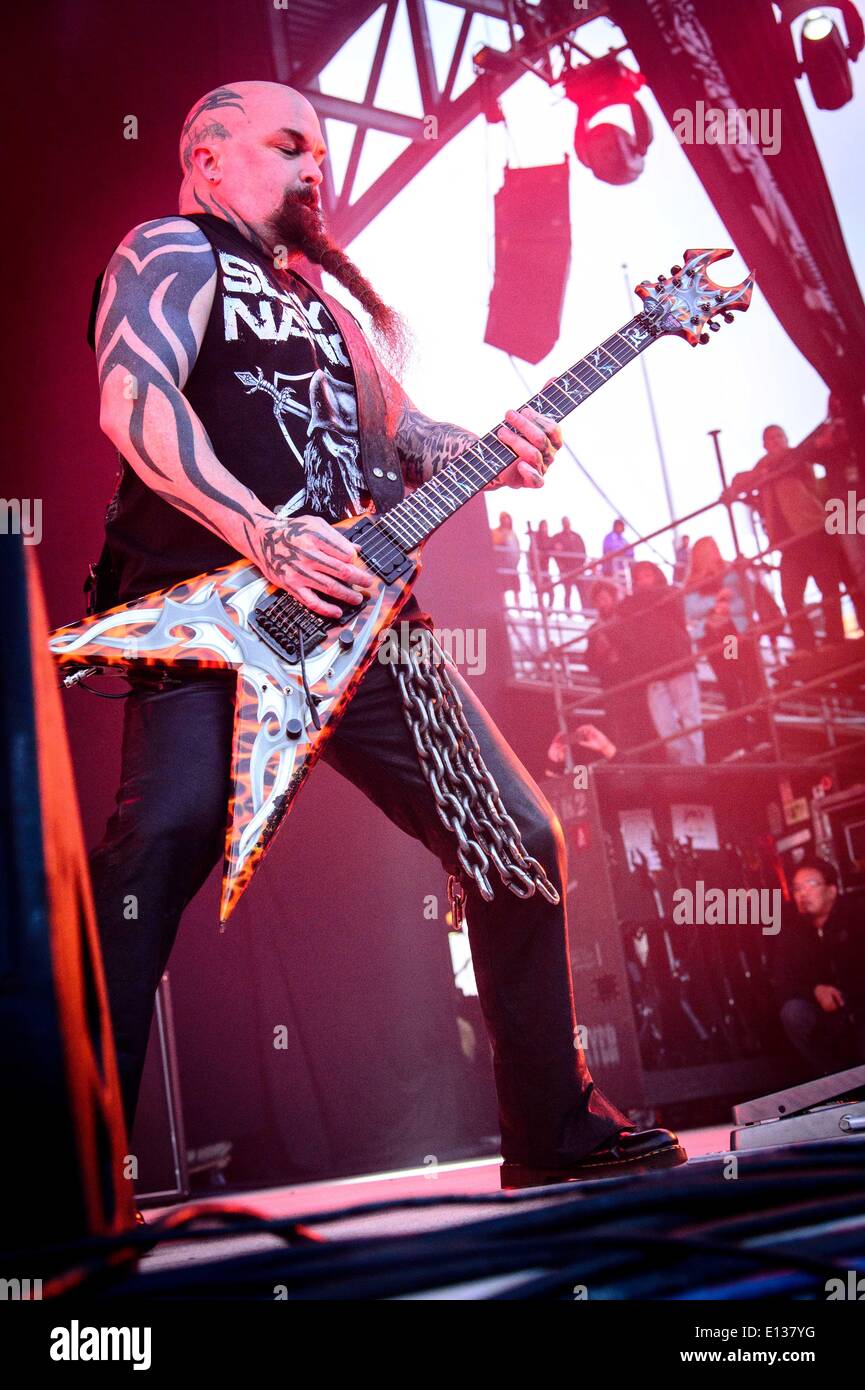 Columbus, Ohio, USA. 17th May, 2014. American thrash metal band SLAYER