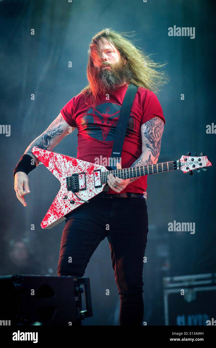 Columbus, Ohio, USA. 17th May, 2014. American thrash metal band SLAYER