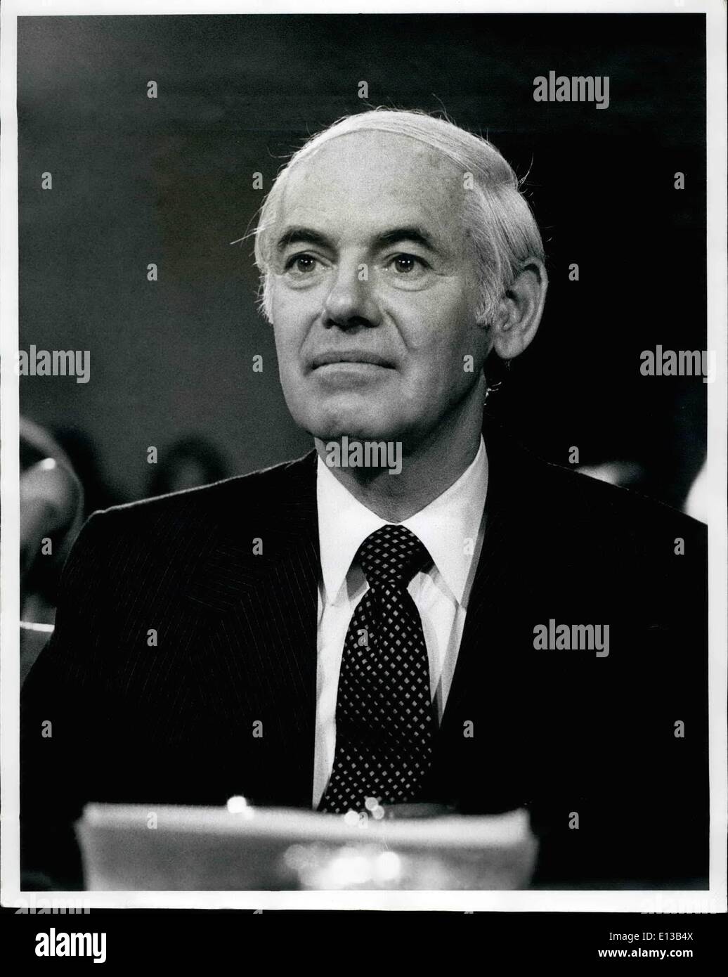 Feb. 29, 2012 - United States attorney general William French Smith. Stock Photo