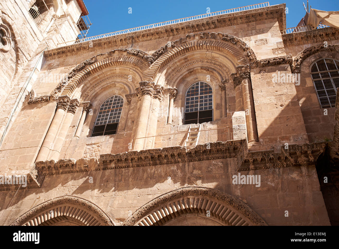 Church of the Holy Sepulchre, Jerusalem, Israel, Holy Land Stock Photo