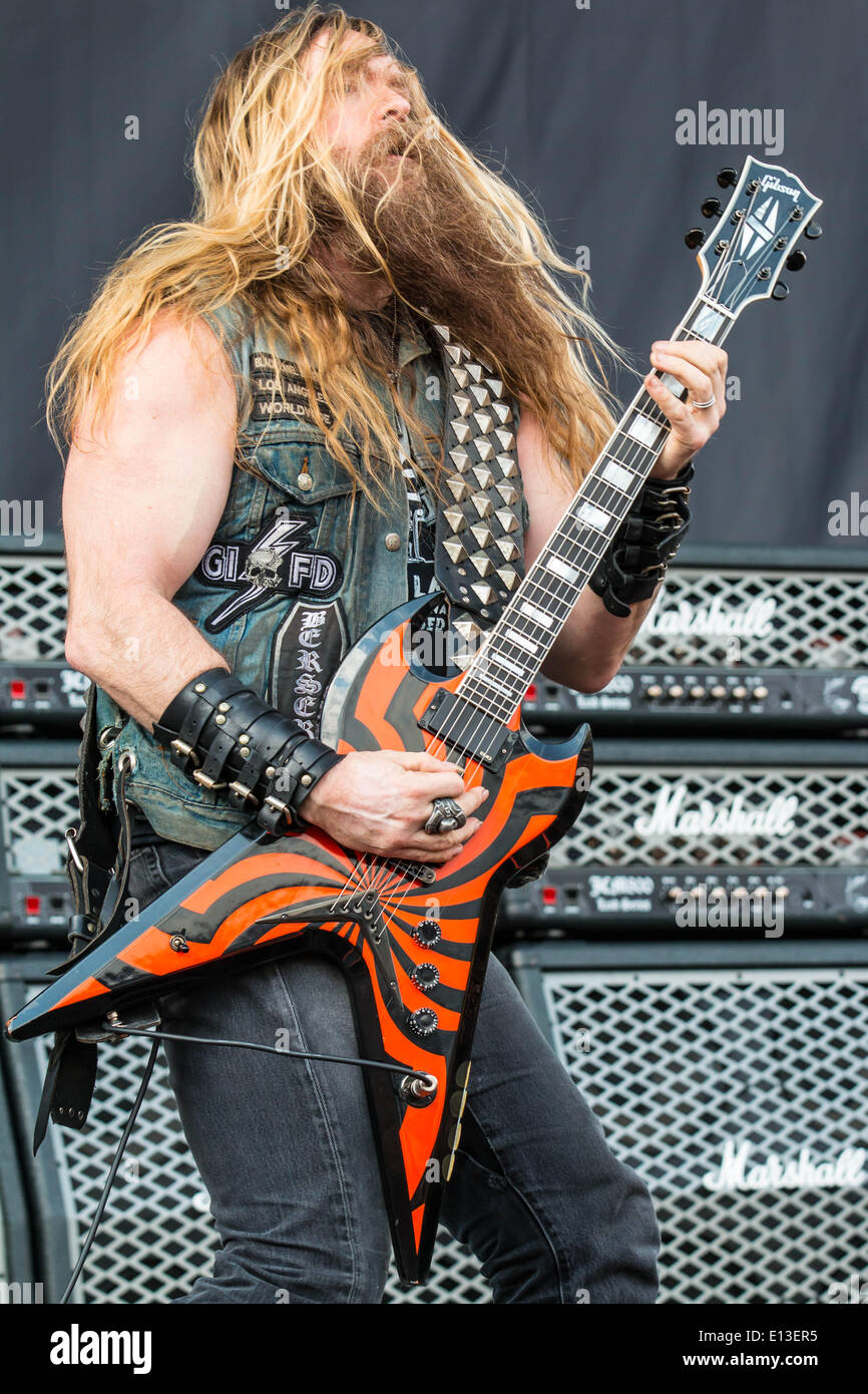 Columbus, Ohio, USA. 17th May, 2014. BLACK LABEL SOCIETY performs on day one of the 2014 Rock On The Range Festival at Crew Stadium in Columbus Ohio on May 16th 2014 © Marc Nader/ZUMA Wire/ZUMAPRESS.com/Alamy Live News Stock Photo