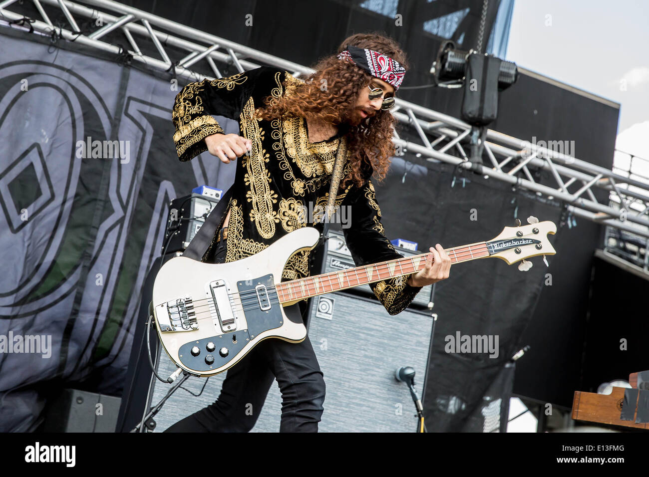 Columbus, Ohio, USA. 20th May, 2014. WOLFMOTHER performs on day three of the 2014 Rock On The Range Festival at Crew Stadium in Columbus Ohio on May 18th 2014 © Marc Nader/ZUMA Wire/ZUMAPRESS.com/Alamy Live News Stock Photo