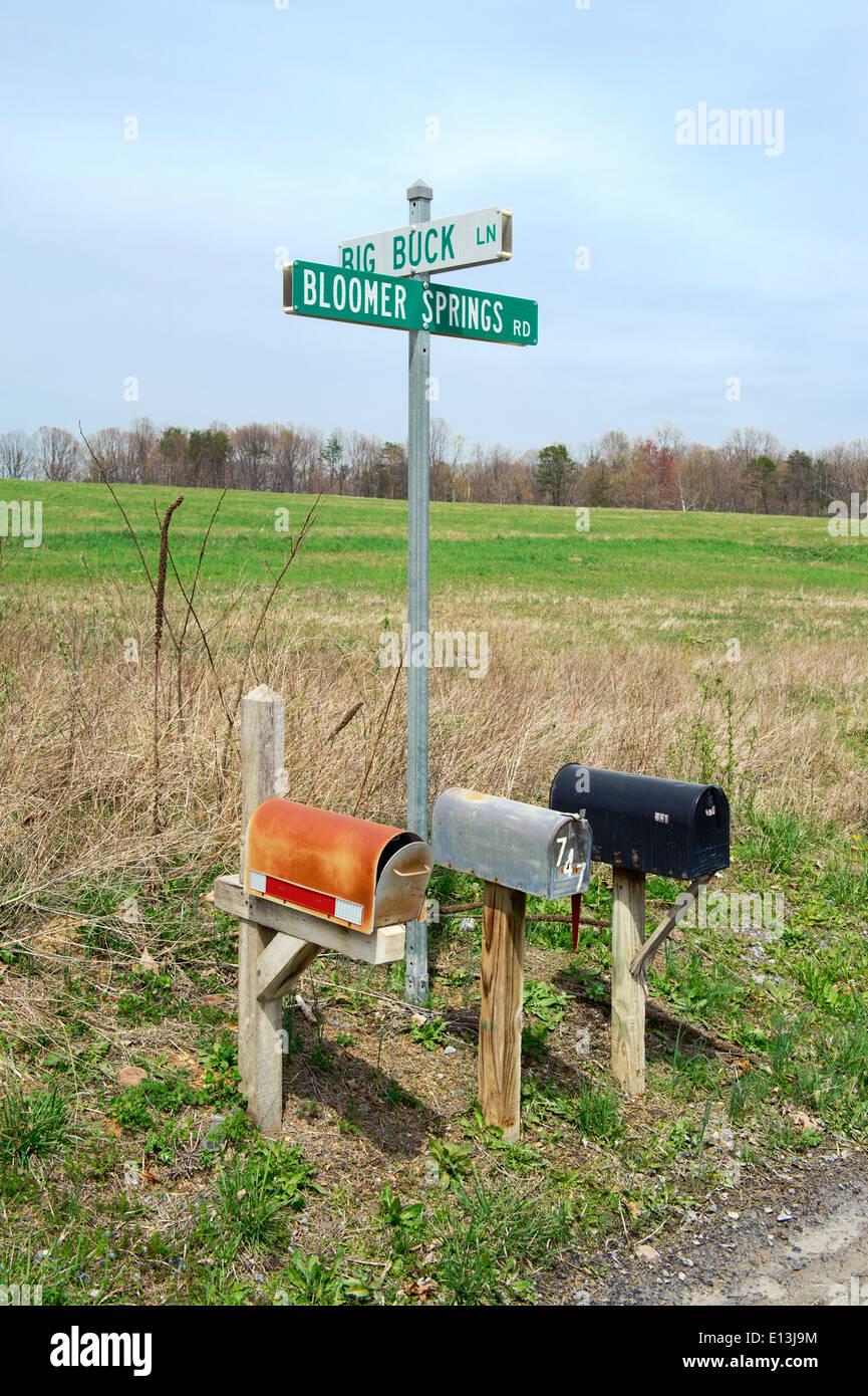 Rural Mail Delivery Stock Photos & Rural Mail Delivery Stock Images Alamy