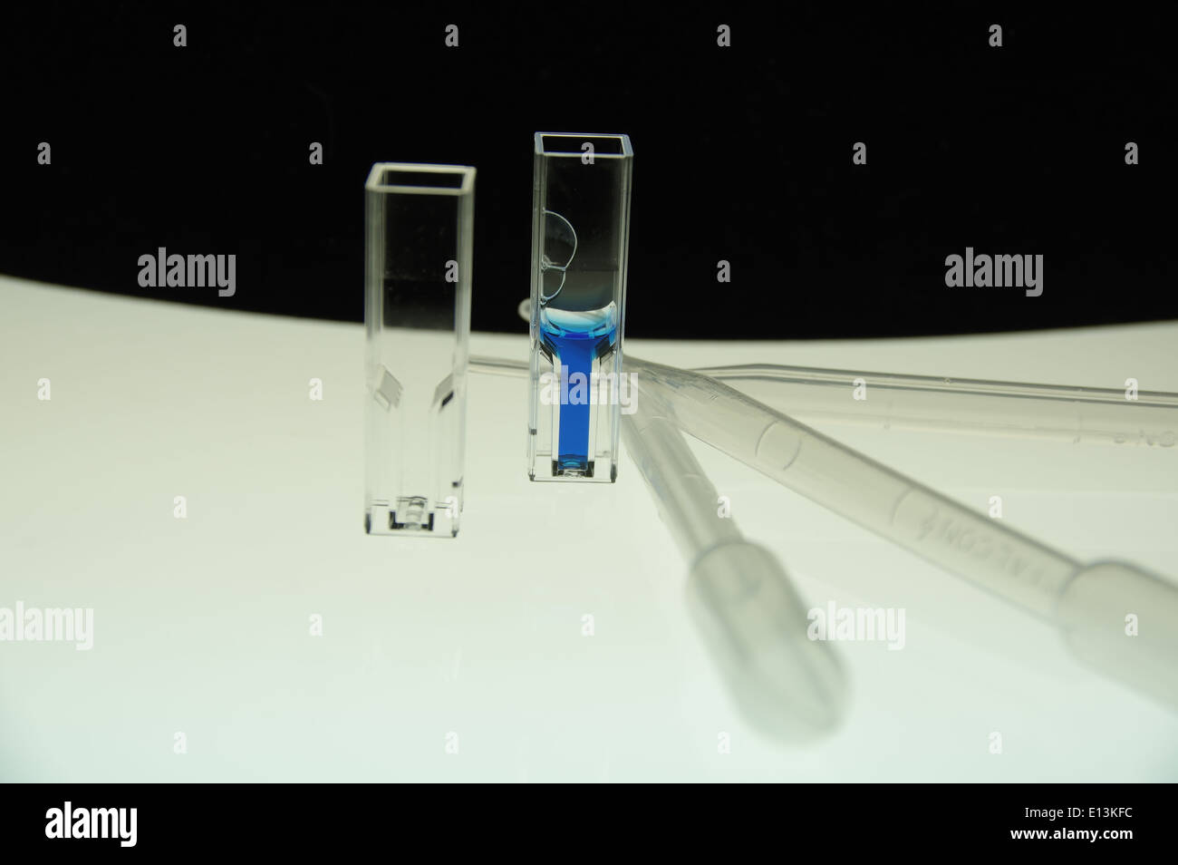 Microcuvette and transfer pipette Stock Photo 69537312 Alamy