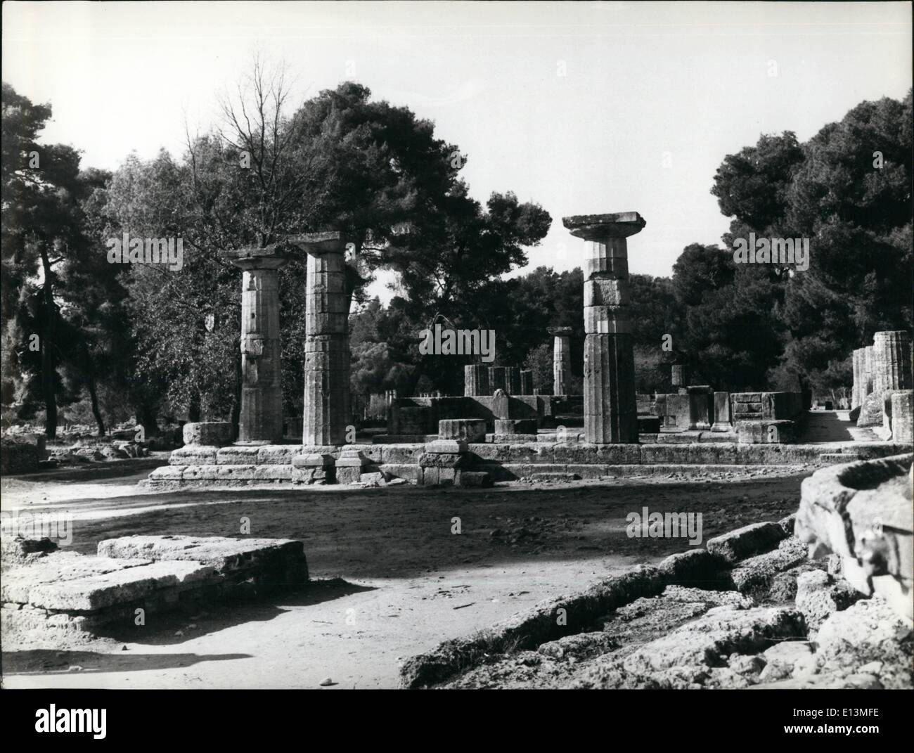 Mar. 22, 2012 - Olympia site of the first Olympic Games. Stock Photo