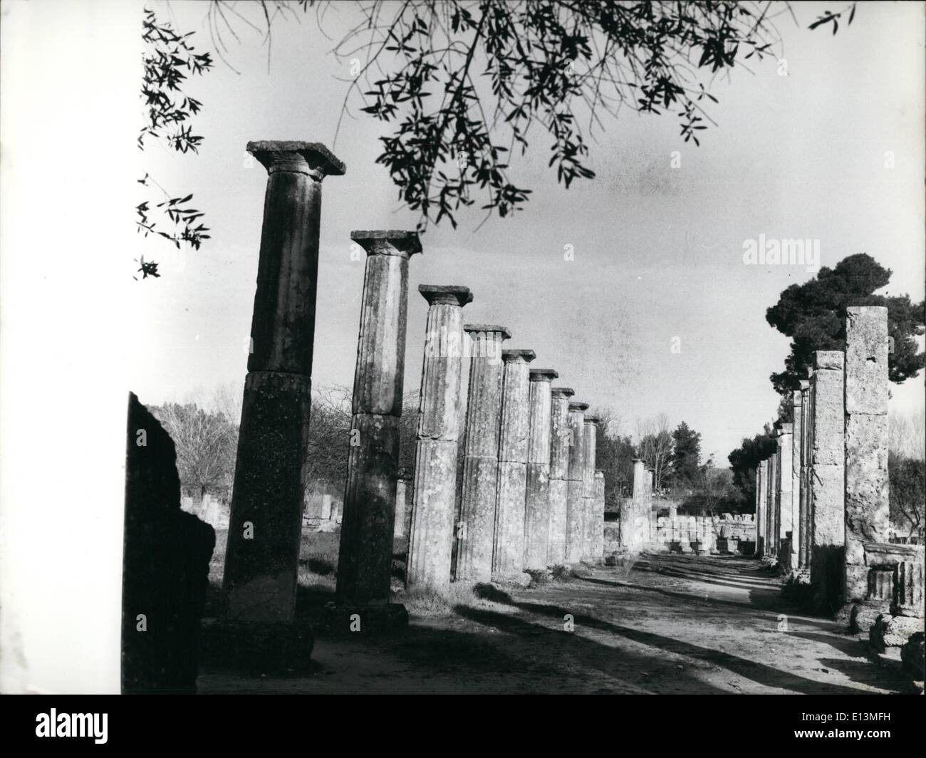 Mar. 22, 2012 - Olympia, where the first Olympic Games were held Stock ...