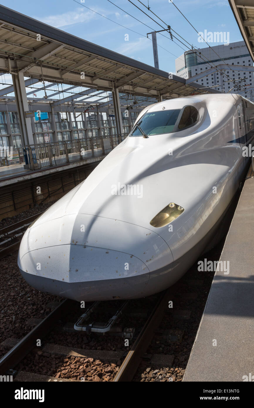 Bullet Train at Osaka Station Stock Photo Alamy