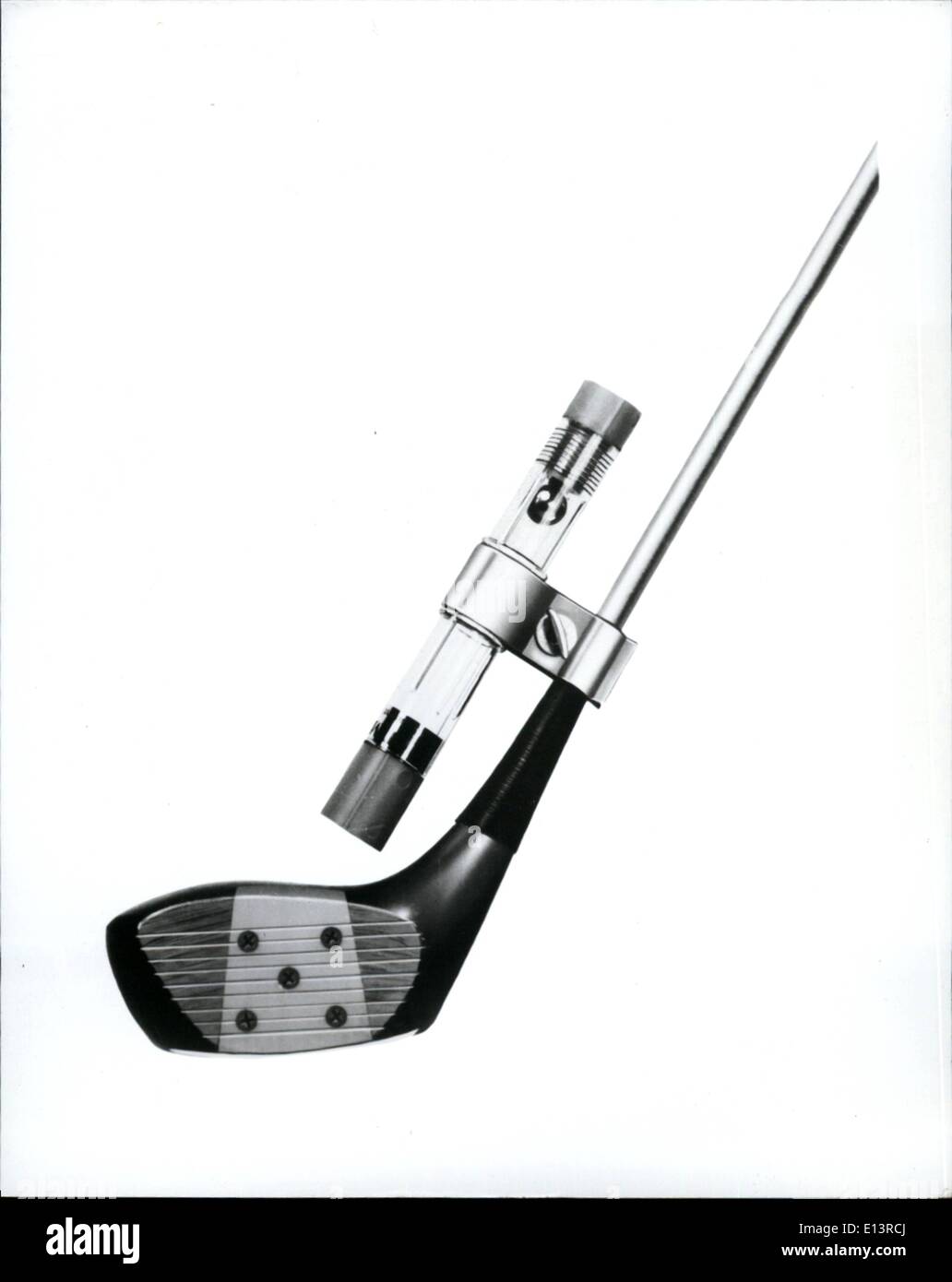 Mar. 27, 2012 - Golfers can now improve both driver timing and power to the ball with a simple new practice device -- Time-Rite. Stock Photo