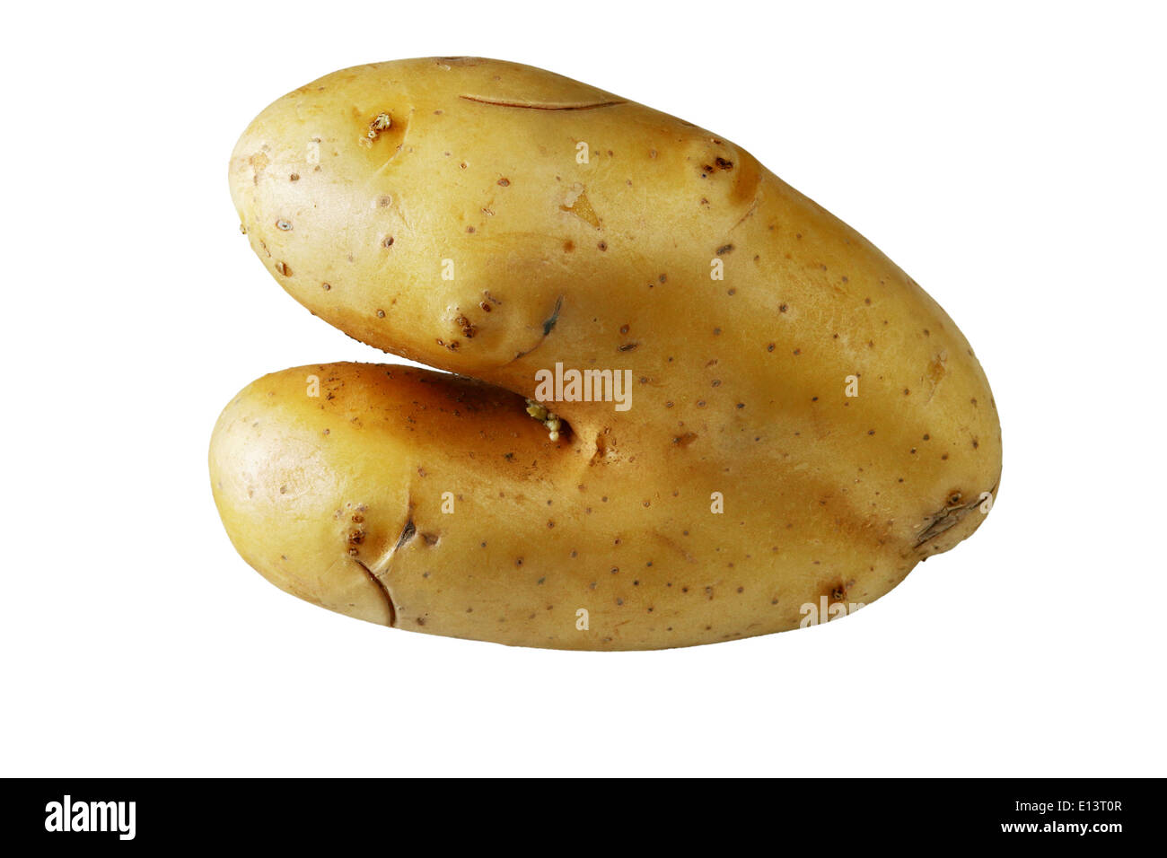 bizarre potato - macro Stock Photo