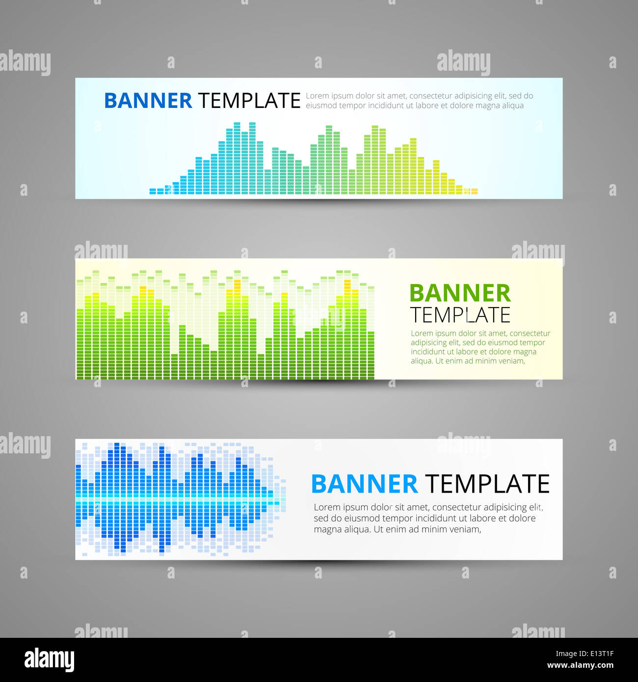 A set of modern vector banners Stock Photo - Alamy