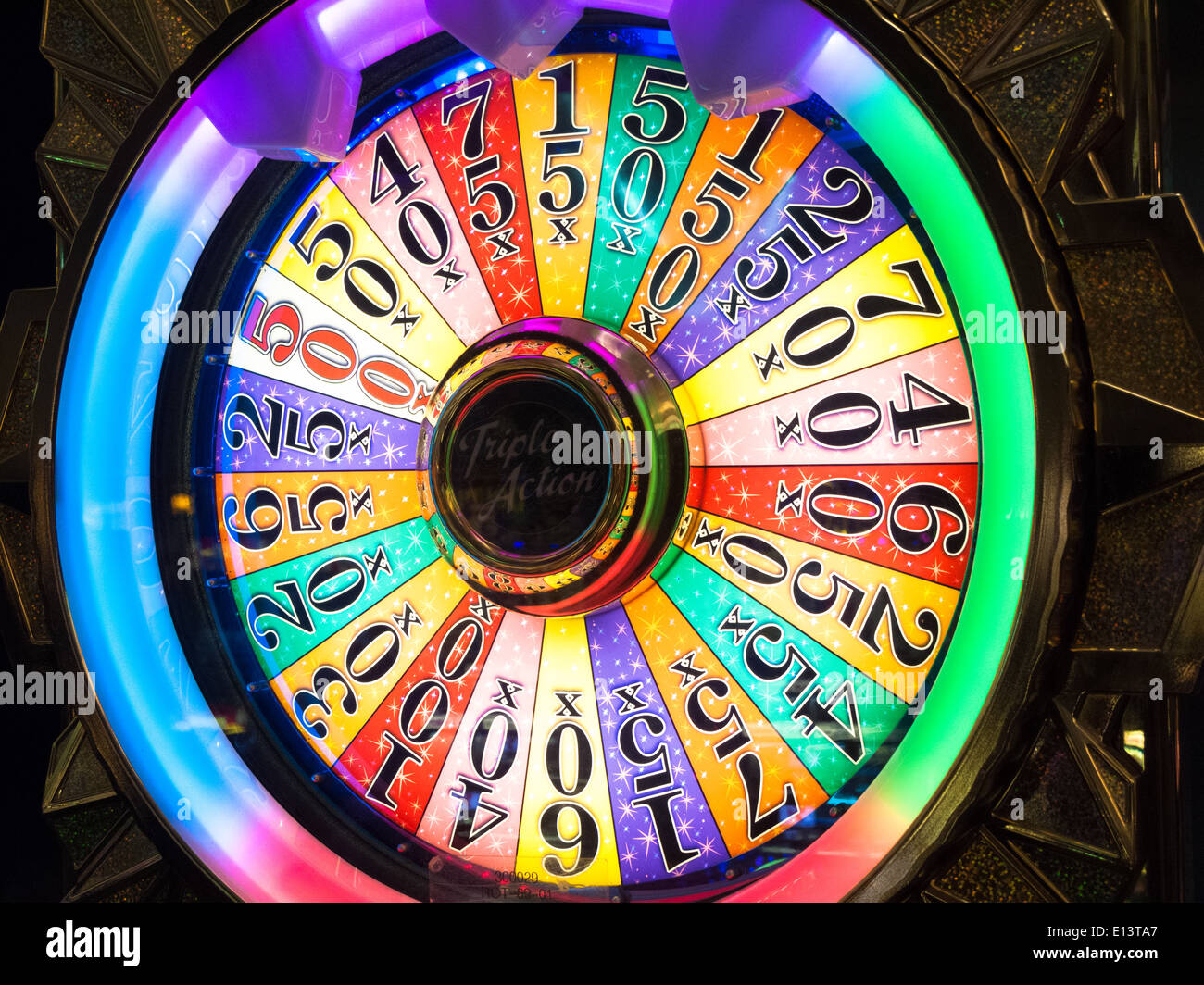 Wheel of fortune, Las Vegas, Nevada, USA Stock Photo Alamy