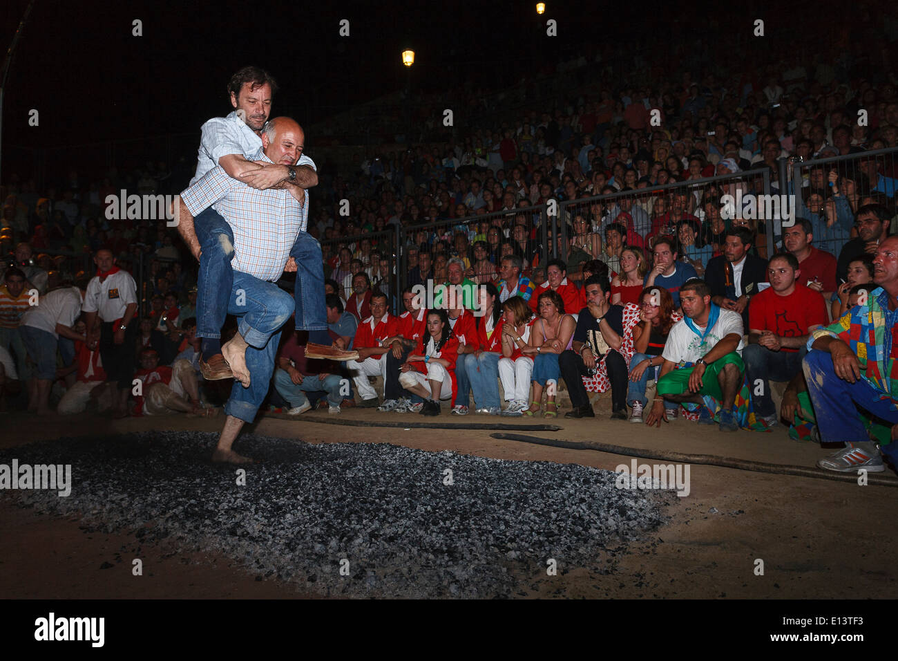 Paso del Fuego. San Pedro Marnique. Castilla y Leon. Soria. Spain Stock Photo