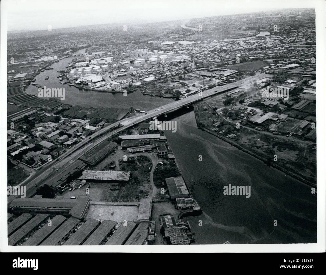 Mar. 27, 2012 Nagtahan Bridge in Manila now called Mabini Bridge