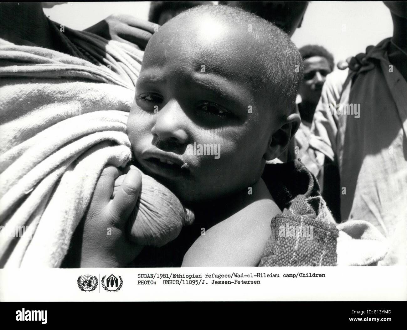 Mar. 27, 2012 - Sudan/1981/Ethiopia refugees/Wad-el-Hileiwu camp/Children. Credit: UNHCR Stock Photo