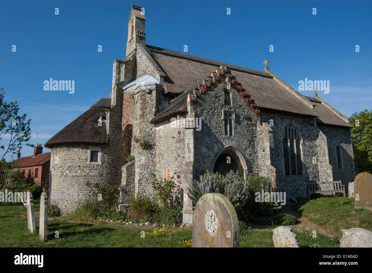 St Lawrence Church Ingworth Norfolk Stock Photo